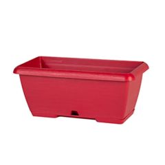 JARDINIERA TERRAE 40 CU FARFURIE ROSU CIREASA