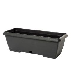 JARDINIERA TERRAE 40 CU FARFURIE GRI FUMURIU