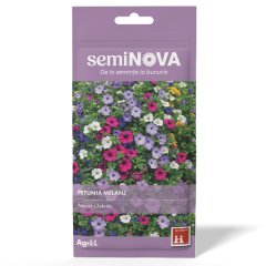 SEMINTE PETUNIA MELANJ 0.5GR - SEMINOVA