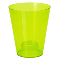 GHIVECI ORHIDEE VULCANO 13CM VERDE TRANSPARENT