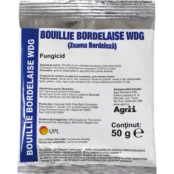 Fungicid Bouillie Bordelaise WDG 50g